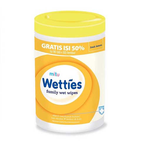 MITU WET TISSUE BTL LEMON 90S
